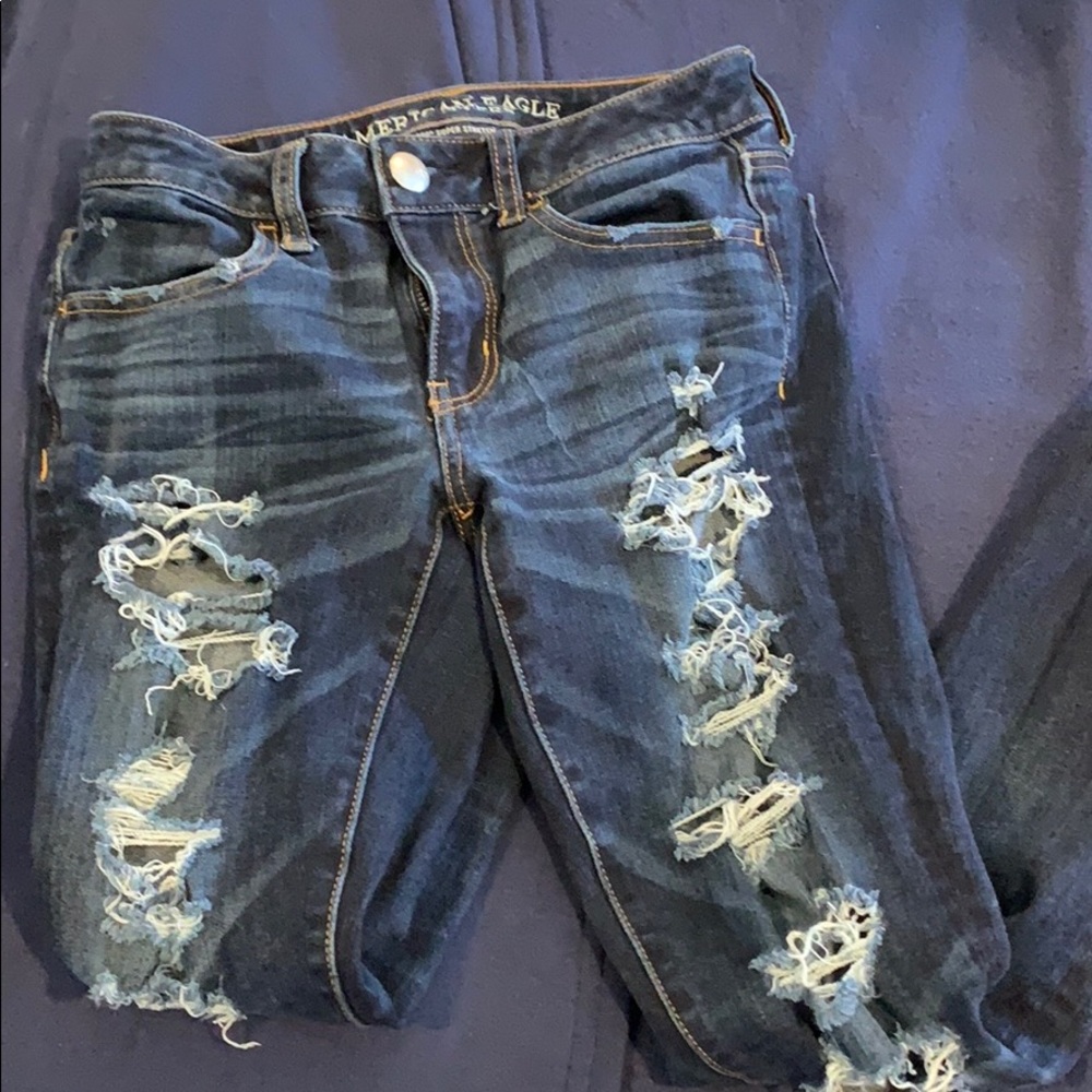 American Eagle 360 super stretch jeans